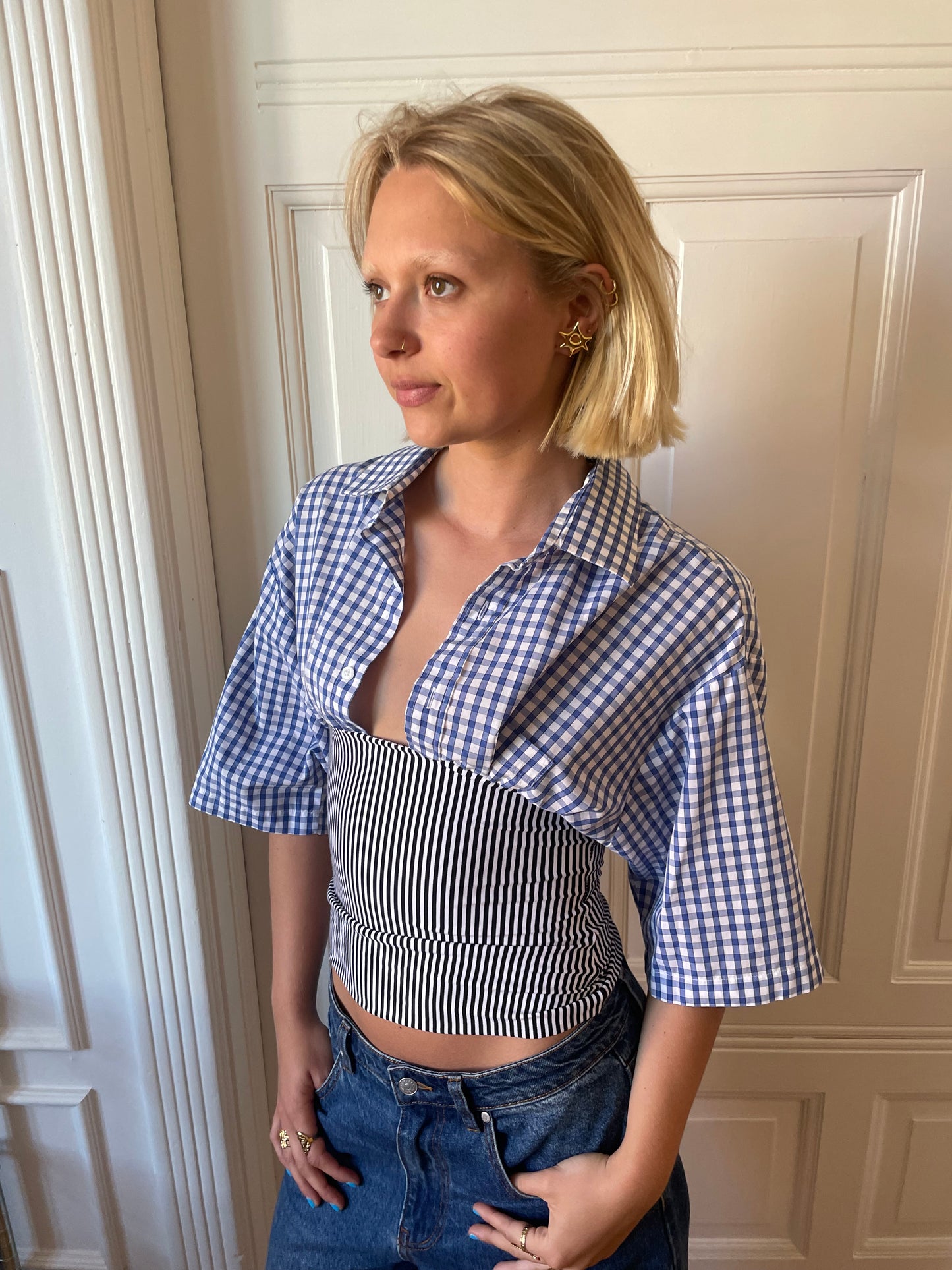 Upcycled shirt - M