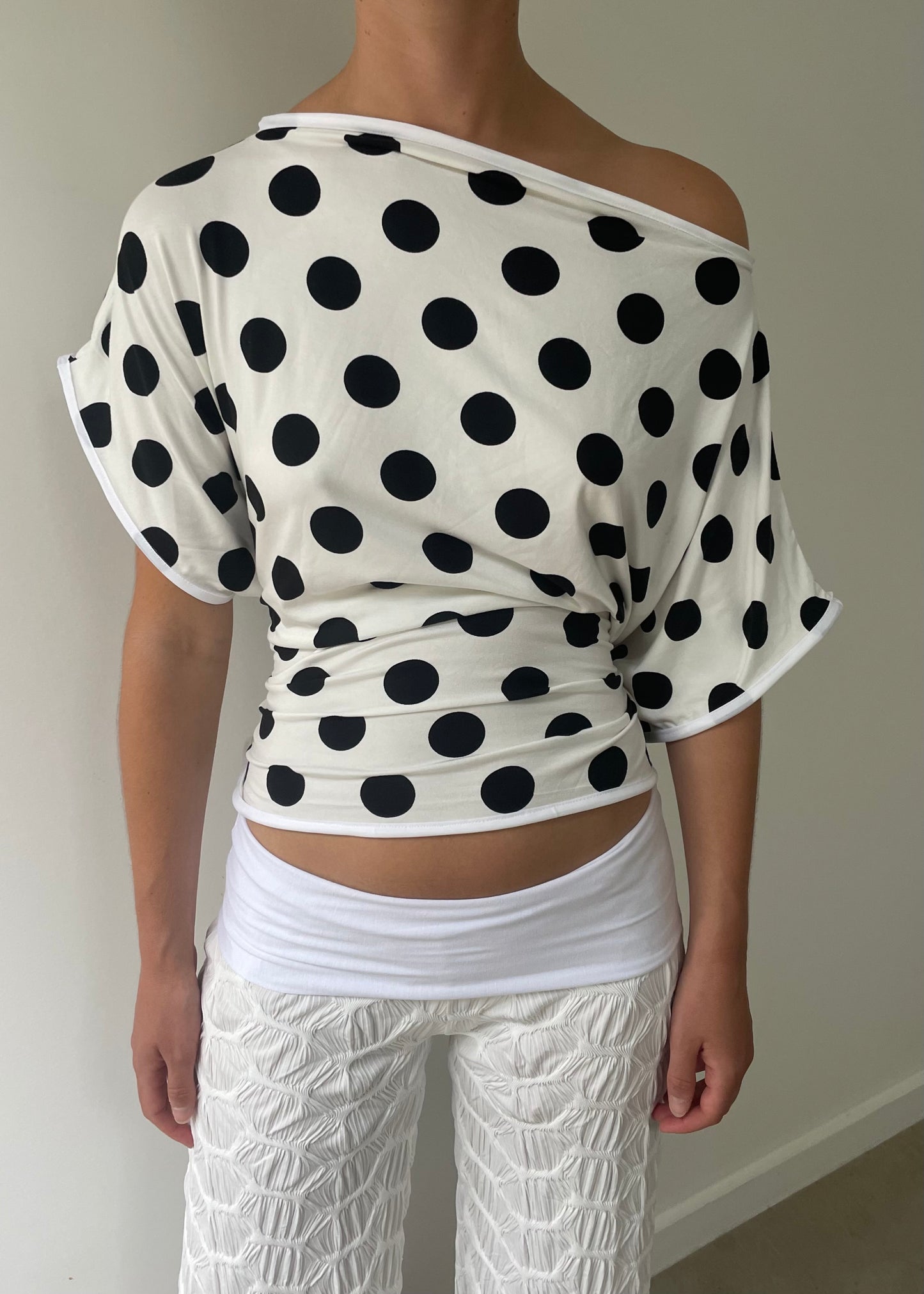 Polka dot top