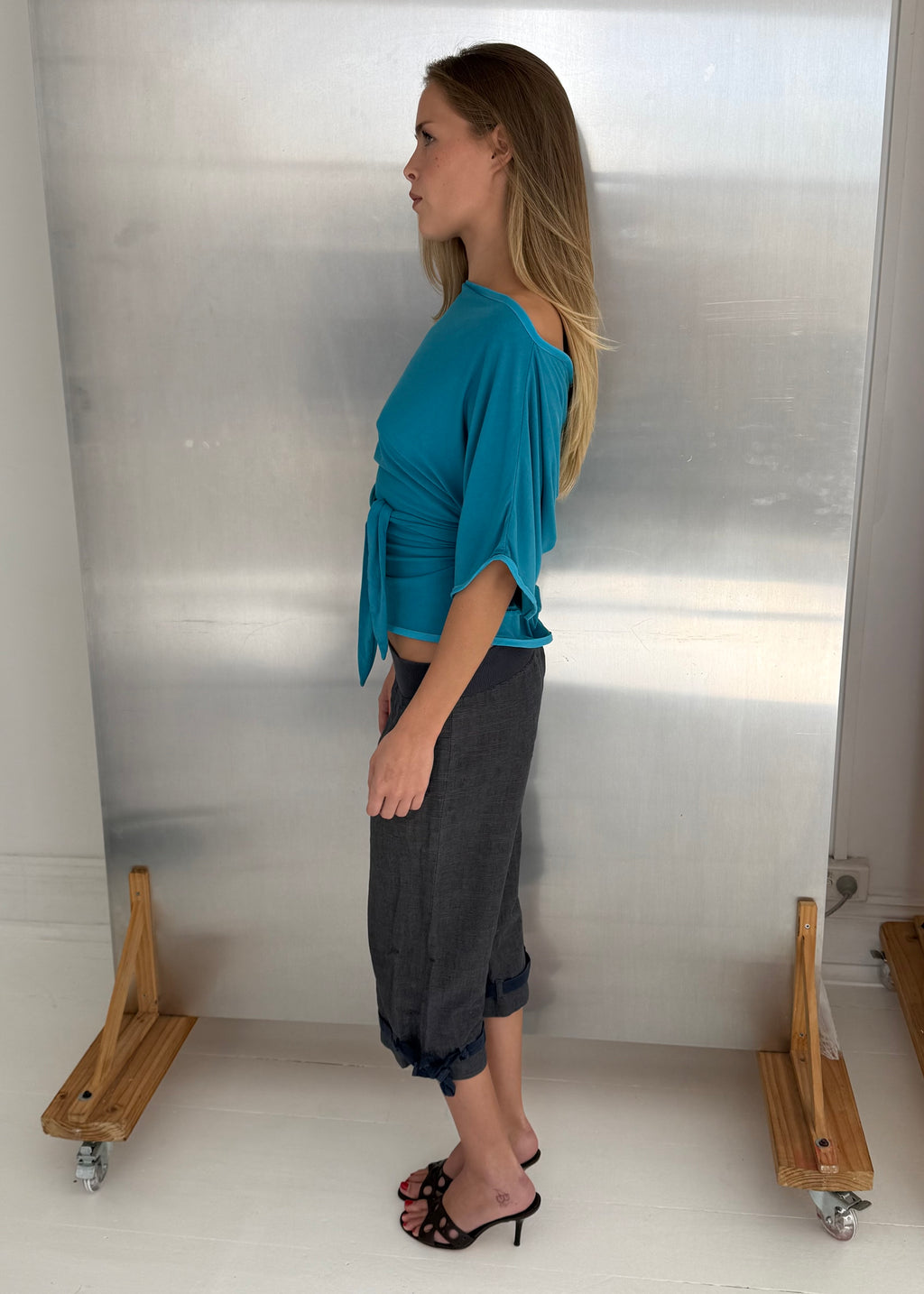 NOA TOP - TURQUOISE