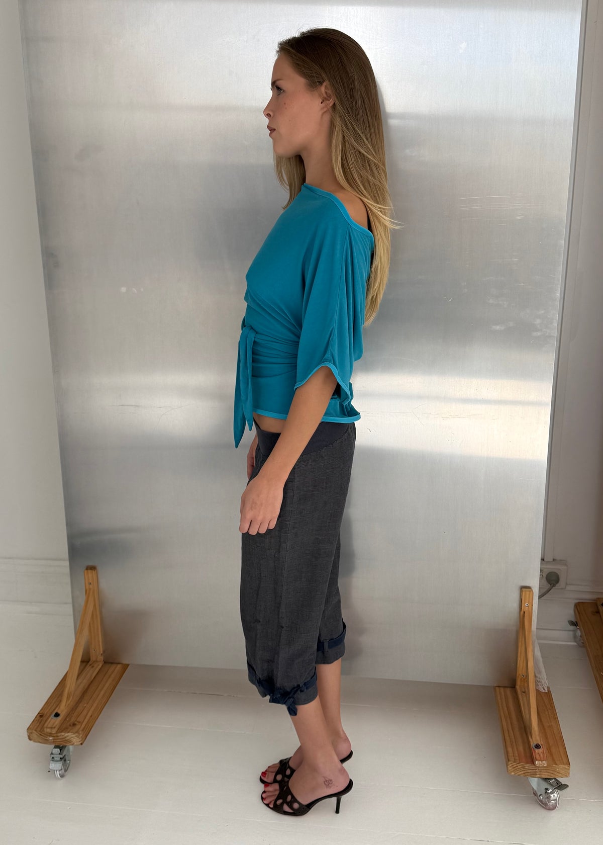 NOA TOP - TURQUOISE