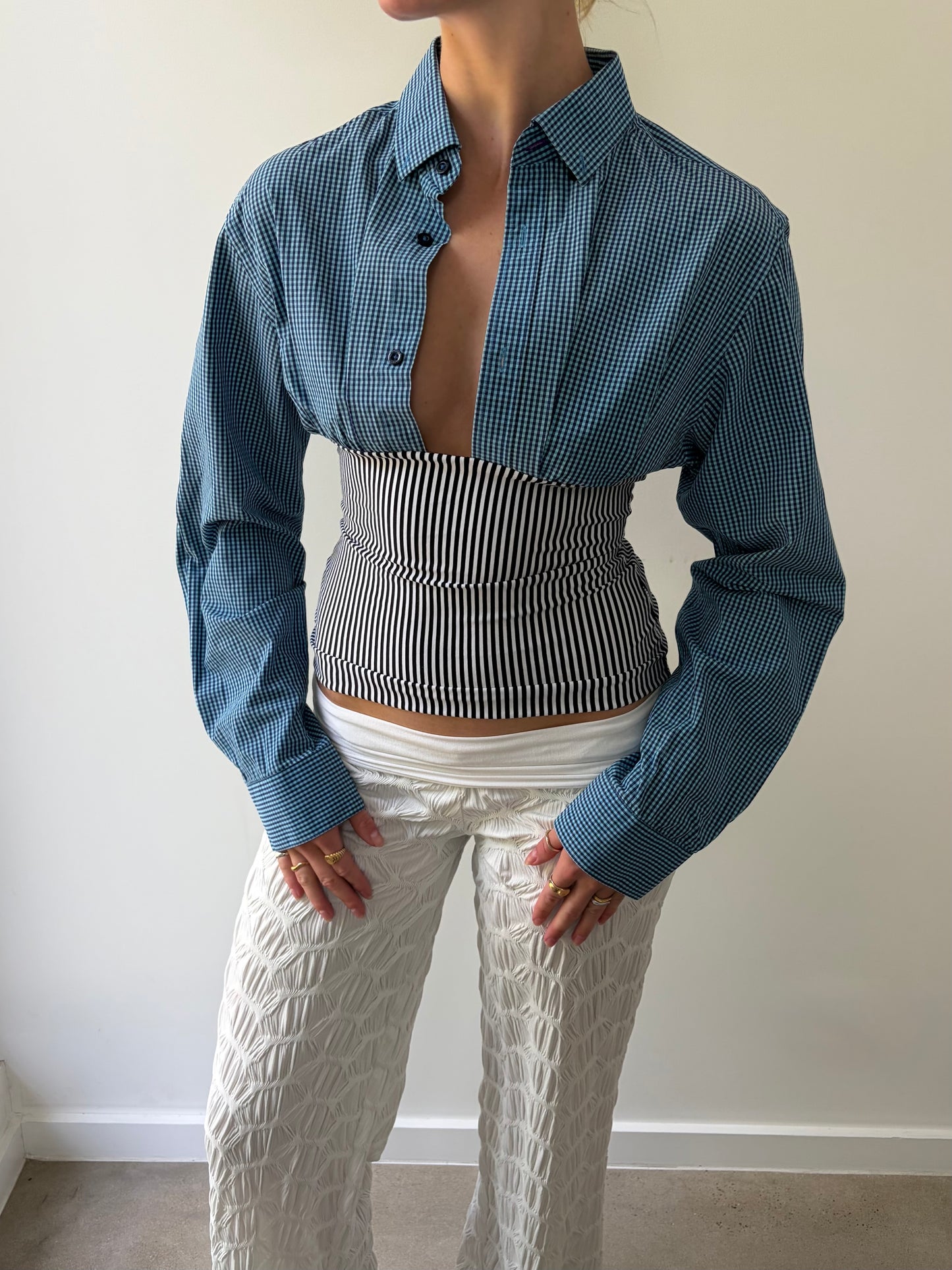 Upcycled shirt - XS