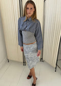 Upcycled shirt - S