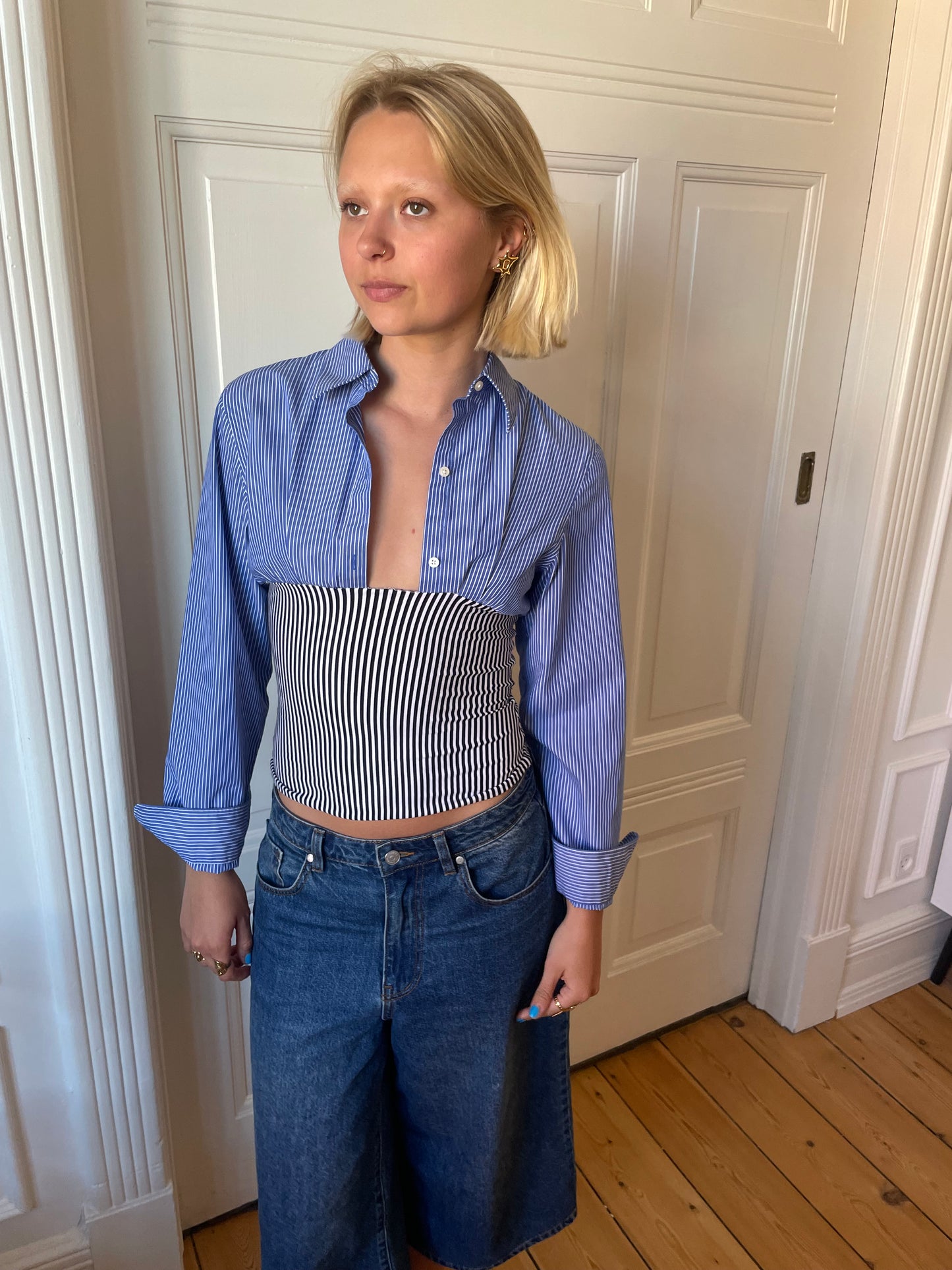 Upcycled shirt - S
