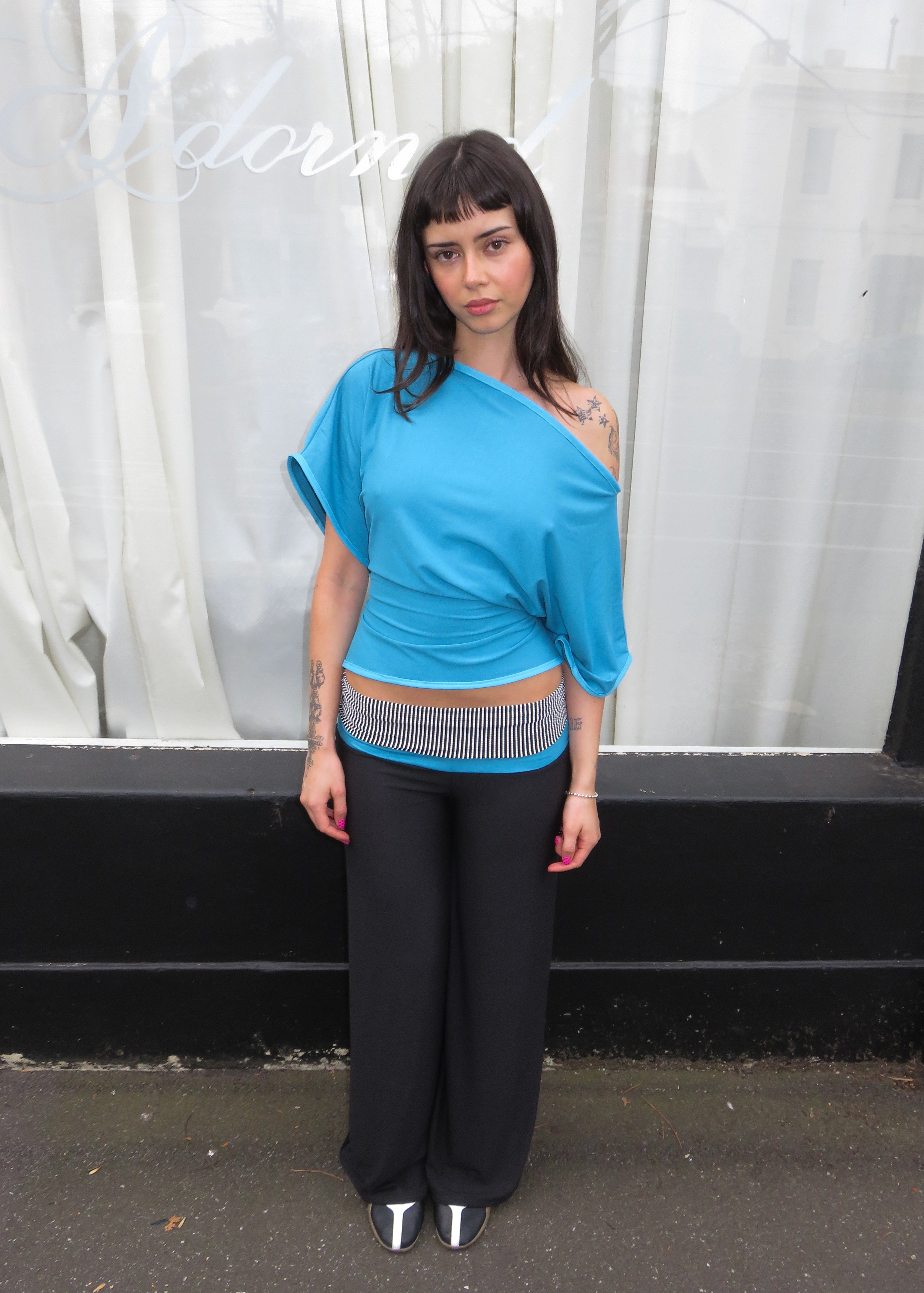 NOA TOP - TURQUOISE