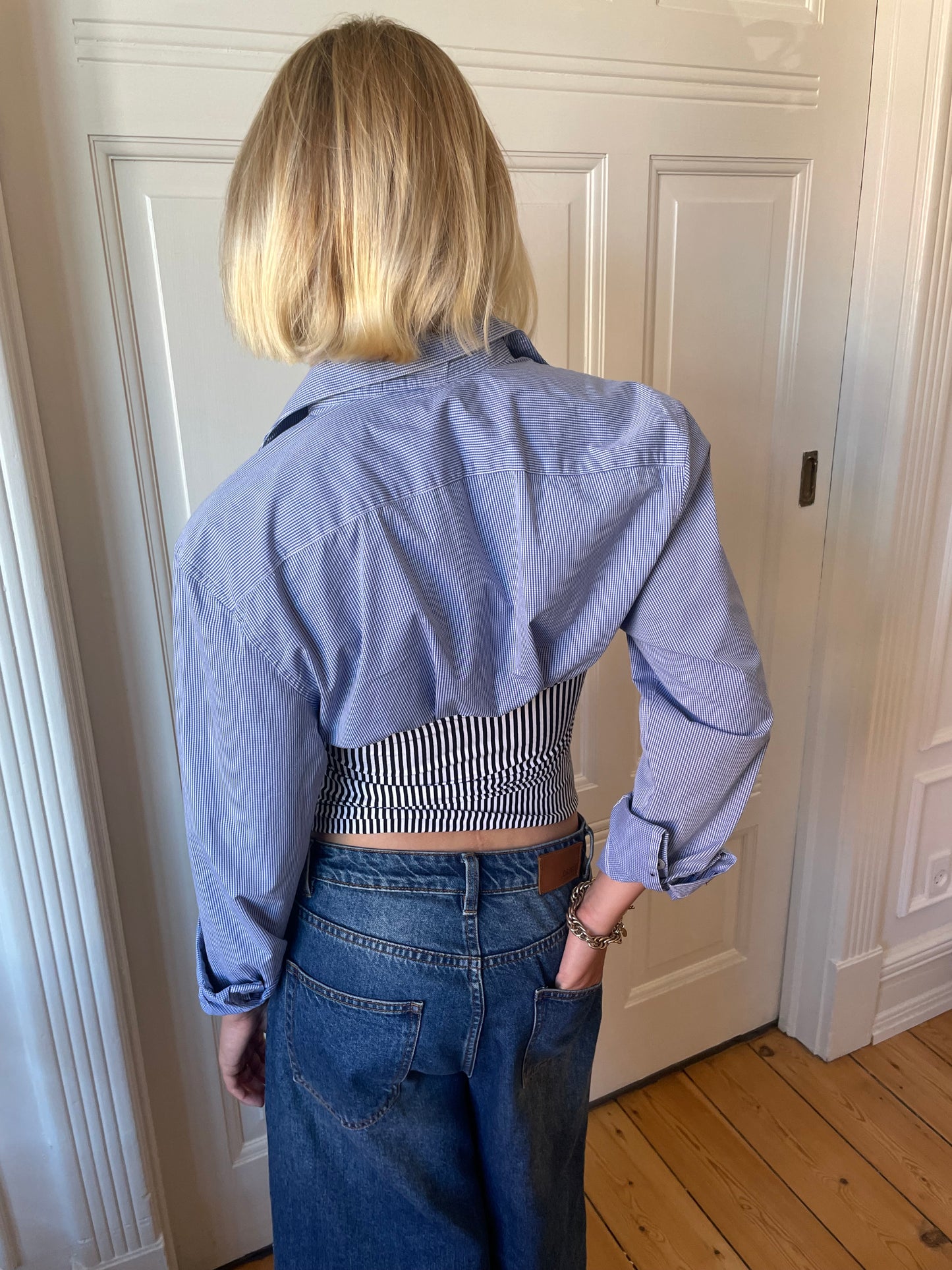 Upcycled shirt - S