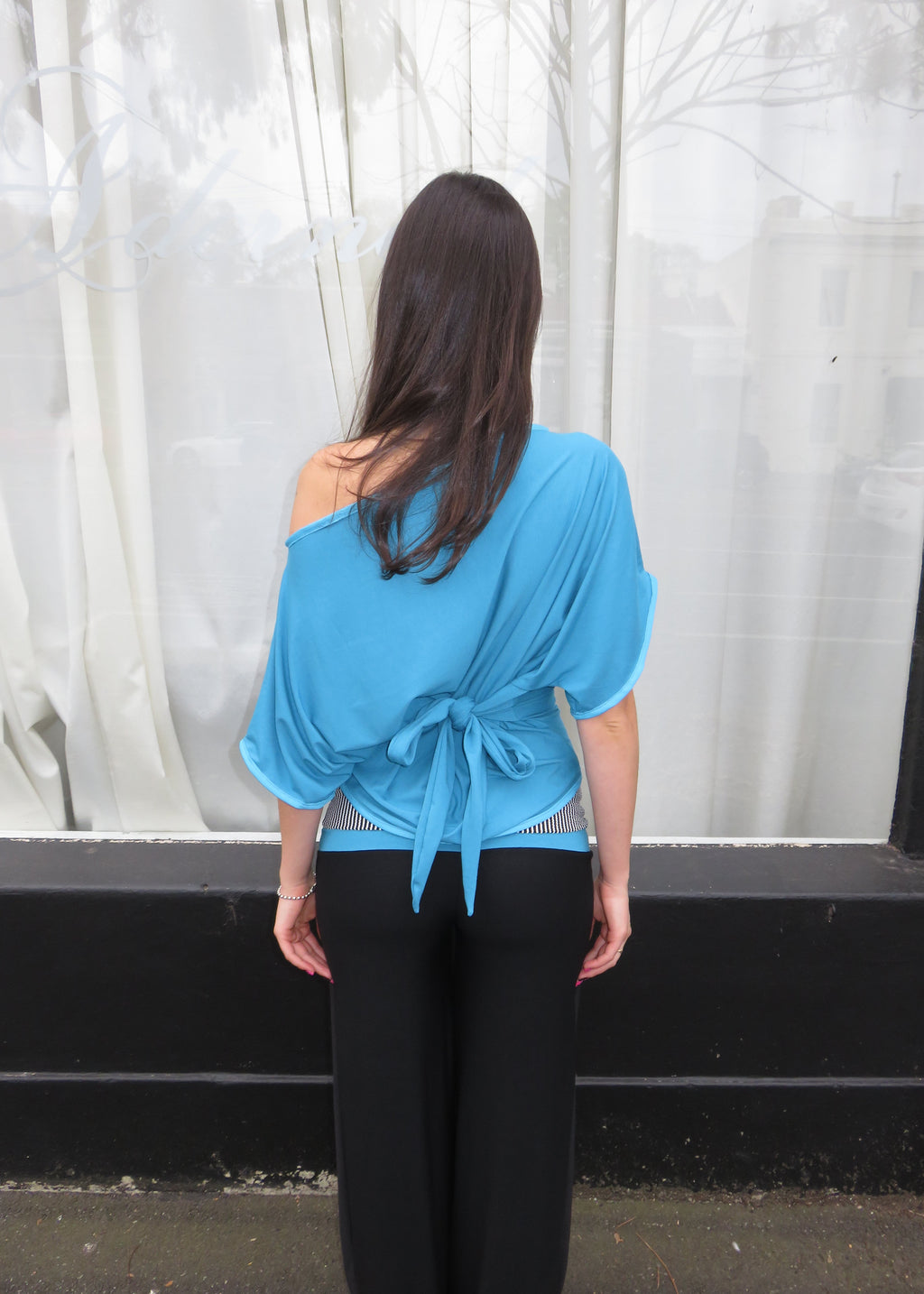 NOA TOP - TURQUOISE