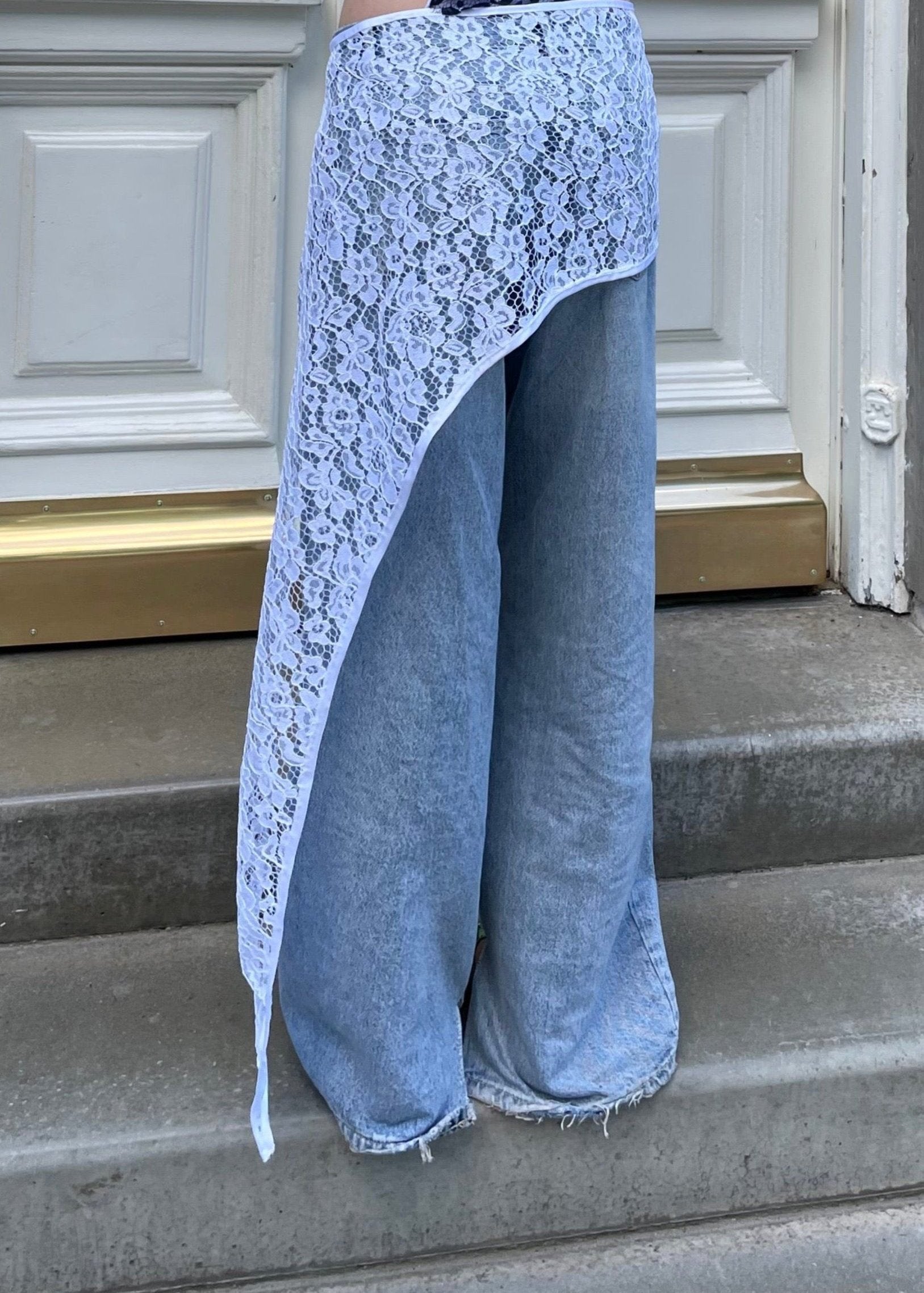 White Lace Skirt