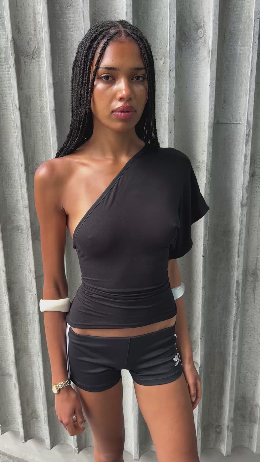 SYLVIE TOP - BLACK